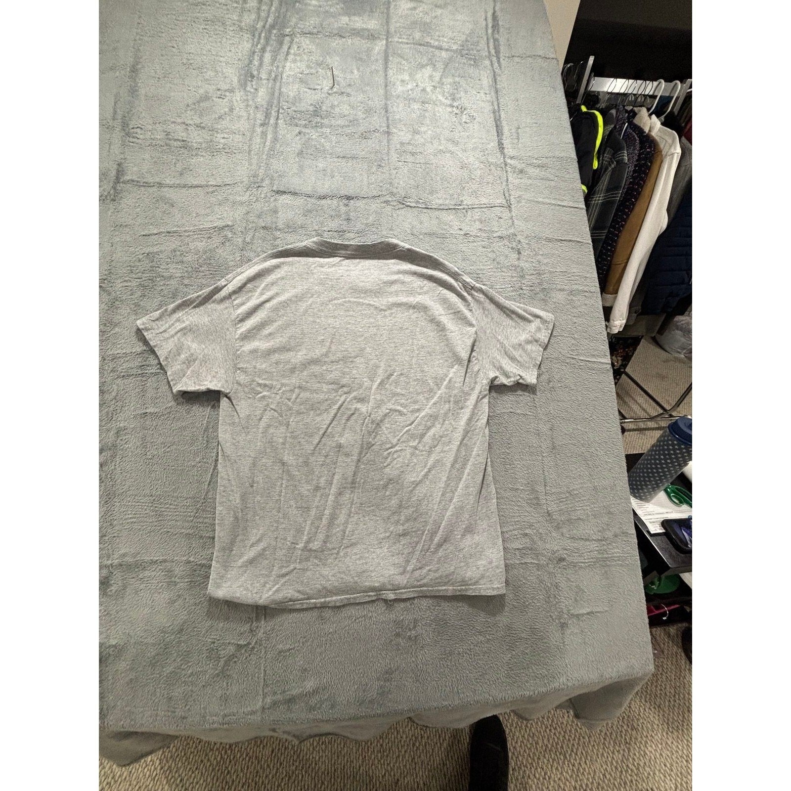 Hanes L Gray MDA Car Show Graphic T-Shirt Vintage Casual Womens