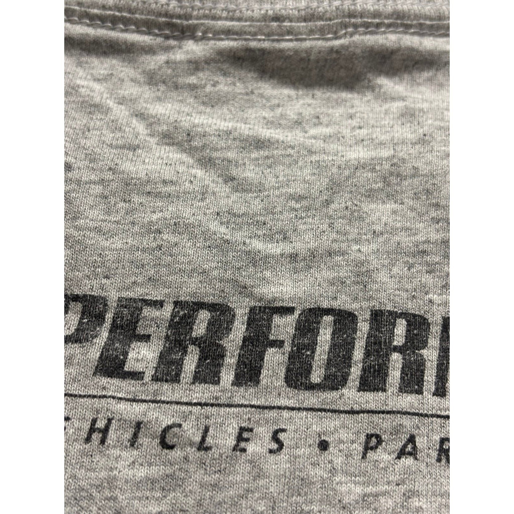 Chevrolet Performance XL Gray Graphic T-Shirt Mens Casual Vintage Racing Tee