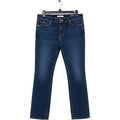 Eddie Bauer Barely Boot Cut Jeans Medium Wash Stretch Denim 8L Long