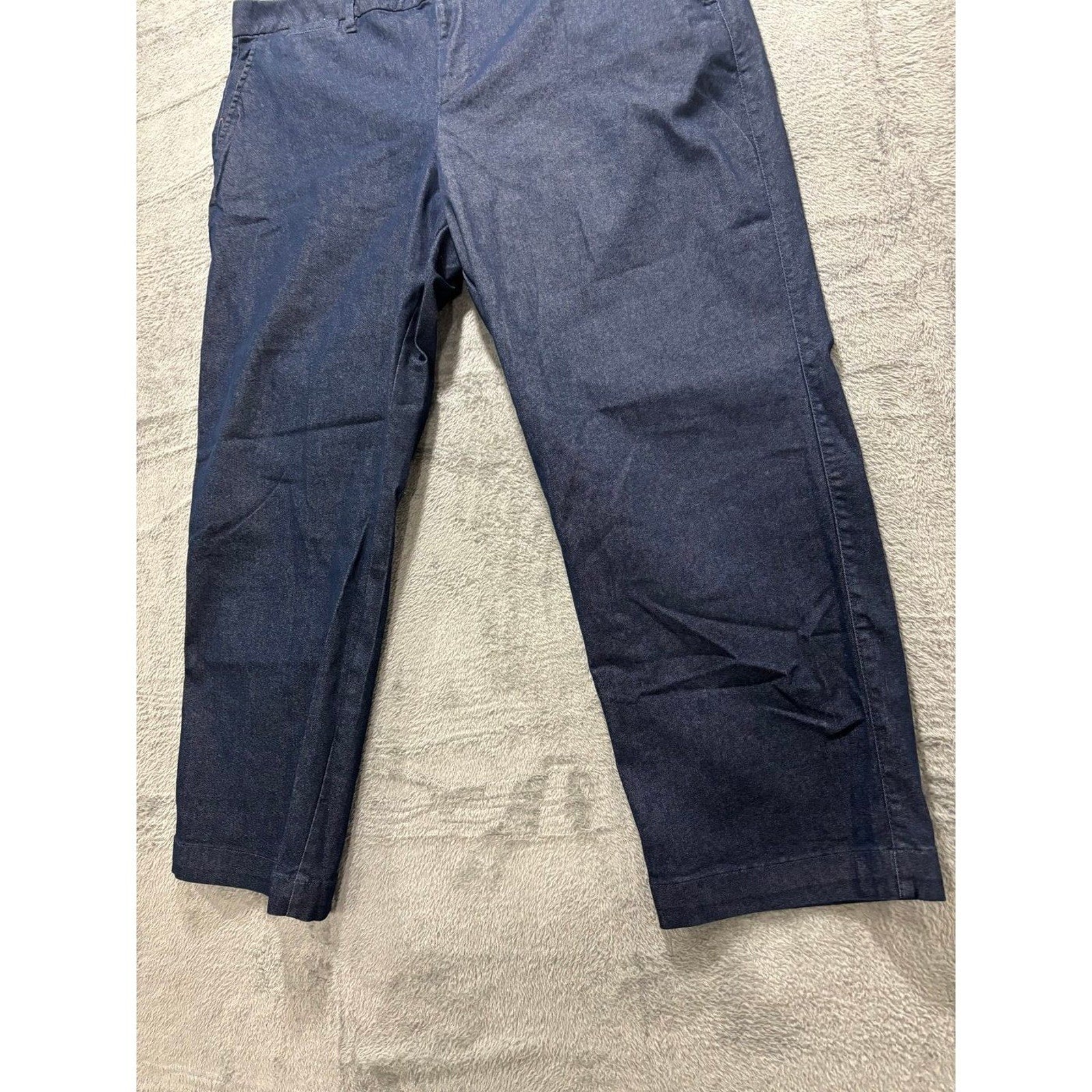 GAP 18 Blue Slim City Crop Pants Womens Casual Classic