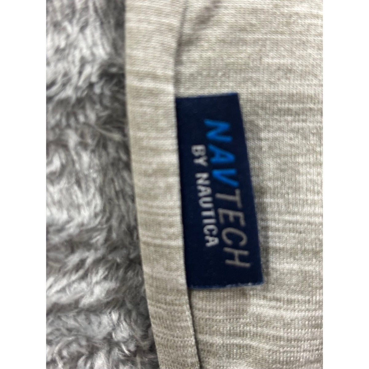 Nautica Navtech M Gray Polo Shirt Mens Casual Athleisure Short Sleeve