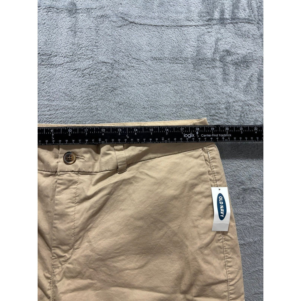 Old Navy Womens 16 Tan Everyday Short Chino Casual Coastal NEW