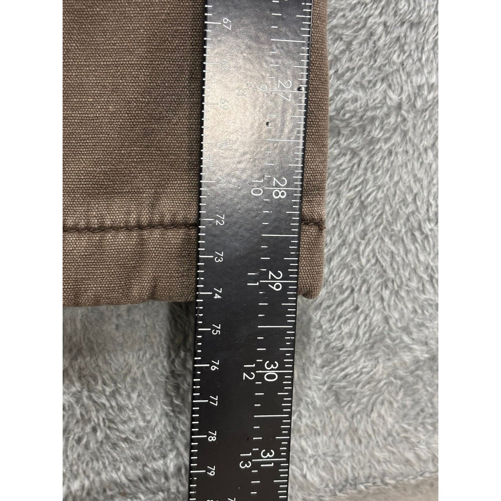 Stanley Mens 36x32 Brown Fleece Lined Carpenter Pants Workwear Casual Vintage
