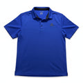 Reebok L Blue Short Sleeve Polo Shirt Mens Athleisure Casual Sporty