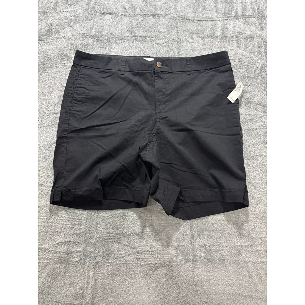 Old Navy 16 Black Womens Chino Shorts Casual Classic Summer