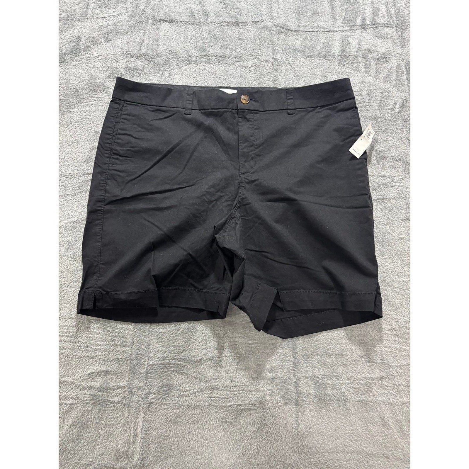 Old Navy 16 Black Womens Chino Shorts Casual Classic Summer