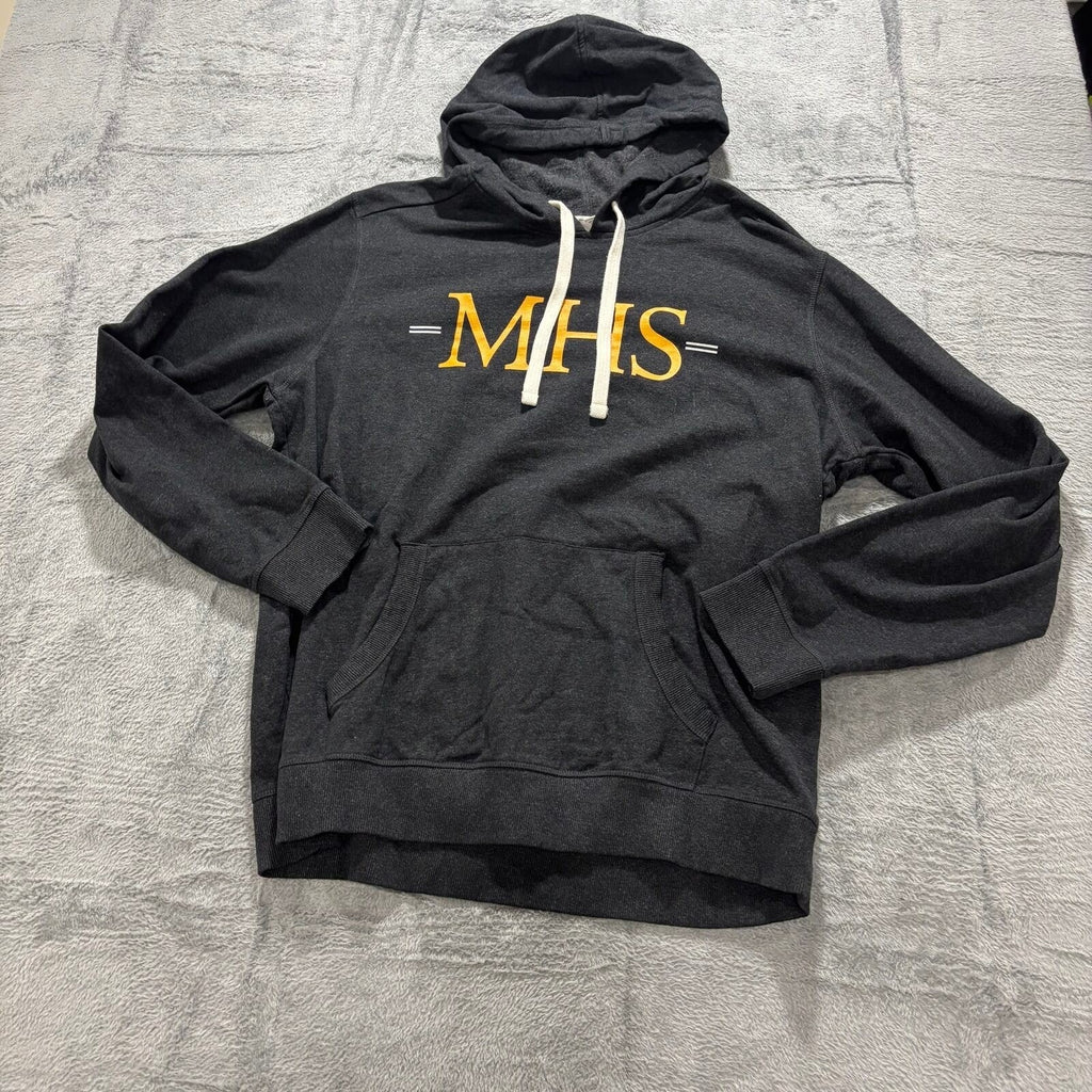 District XL Charcoal Gray Milton Hershey Pullover Hoodie Casual Athleisure
