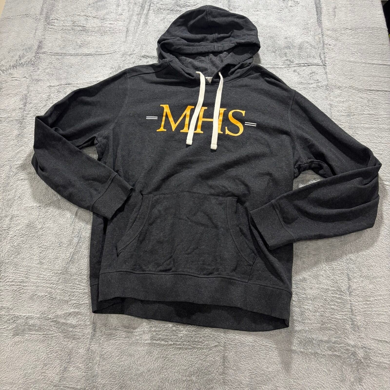 District XL Charcoal Gray Milton Hershey Pullover Hoodie Casual Athleisure