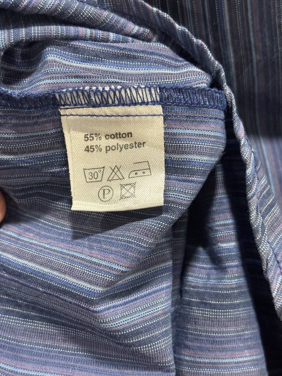 Report Collection Men's Blue Stripe Shirt Size XL, photo 7 of 9