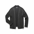 American Eagle Womens S Charcoal Gray Cardigan Open Front Soft Cozy Layering