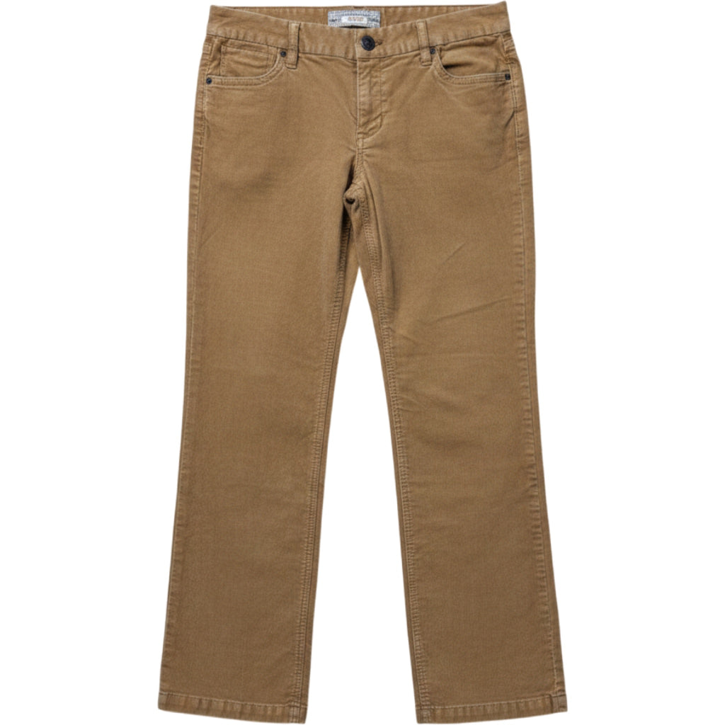 J. Crew Bootcut Corduroy Pants Womens 28S Brown Mid Rise Stretch Textured Career