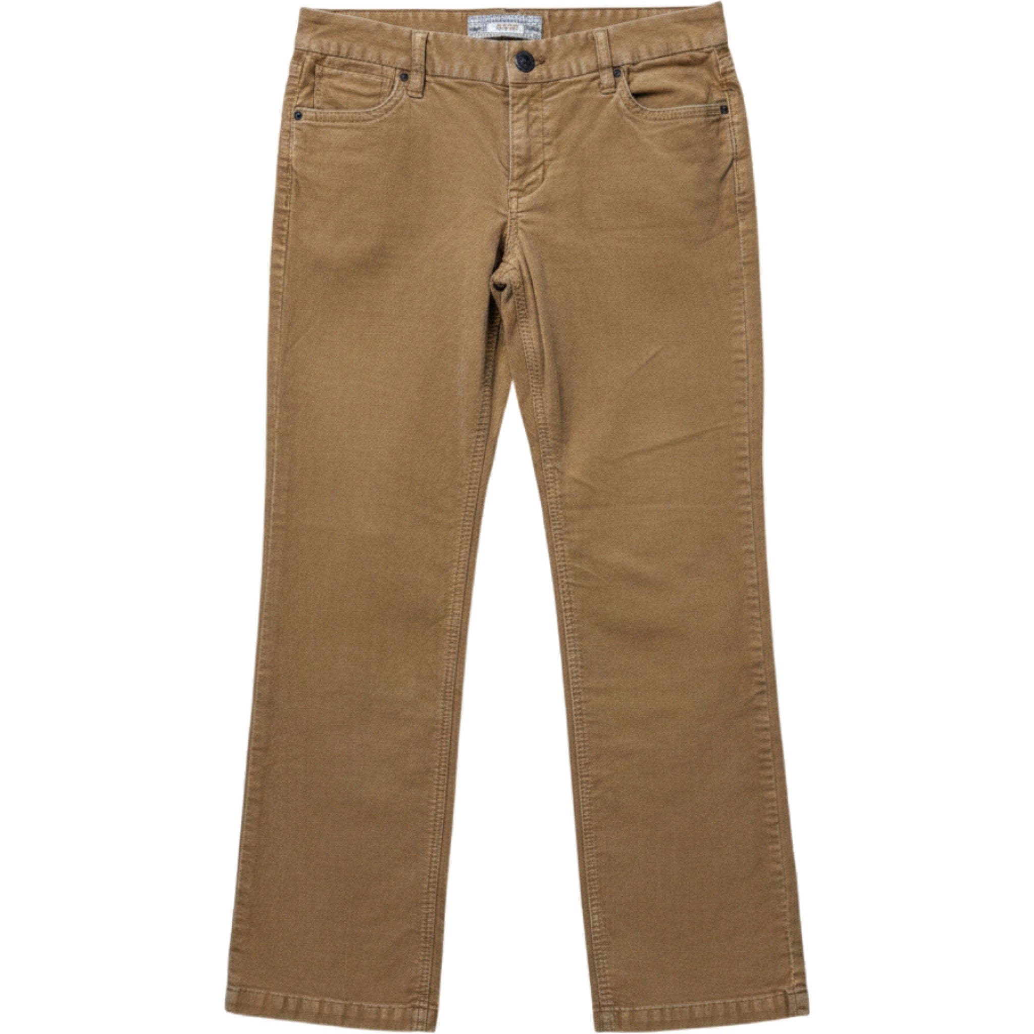J. Crew Bootcut Corduroy Pants Womens 28S Brown Mid Rise Stretch Textured Career