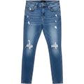 Kendall + Kylie Kontour High Rise Skinny Jeans Size 28 / 6 Distressed Light Wash