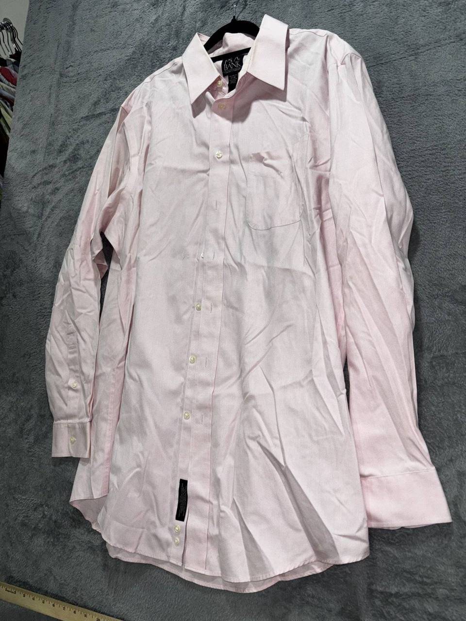 Jos. A. Bank Men's Pink Dress Shirt 17-36, photo 2 of 9