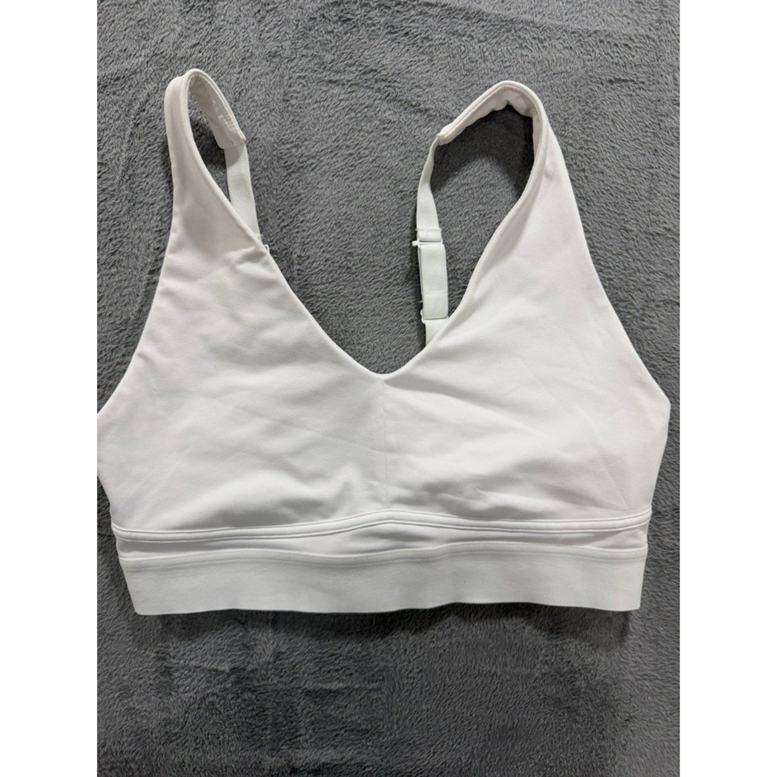 Fabletics Sports Bra Bundle Womens XXL White Leopard Print Racerback Strappy 2pc