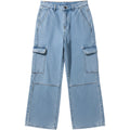 Sincerely Jules Cargo Jeans Juniors Size 11 / 29 Light Wash Utility Denim Pants