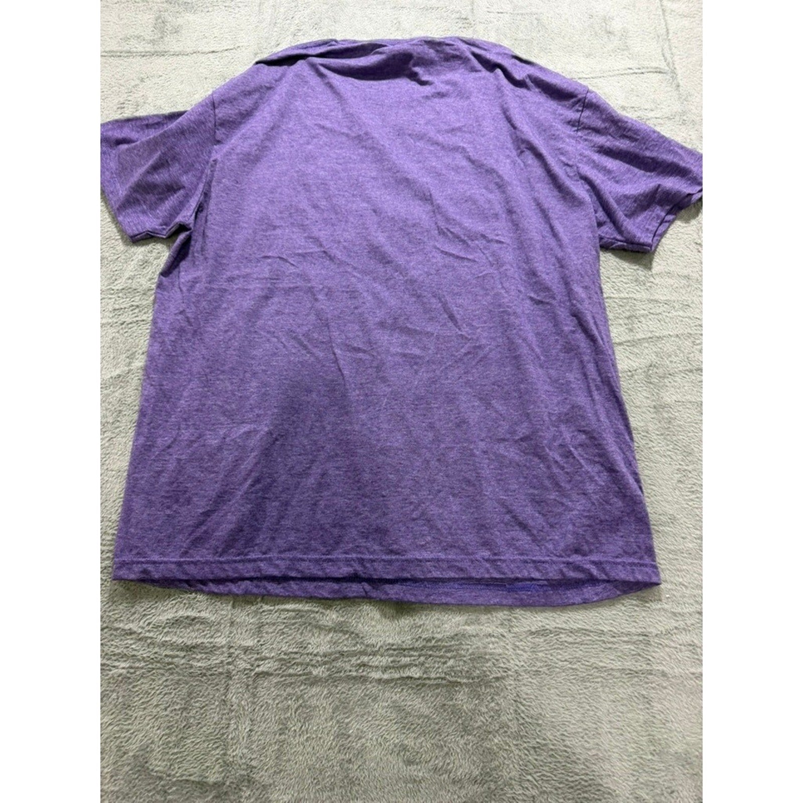Gildan Softstyle Purple Halloween Tis the Season Graphic T-Shirt XL Womens Skull