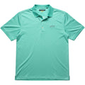Greg Norman Shark Logo Polo Shirt Mens Medium Teal Play Dry Golf Performance