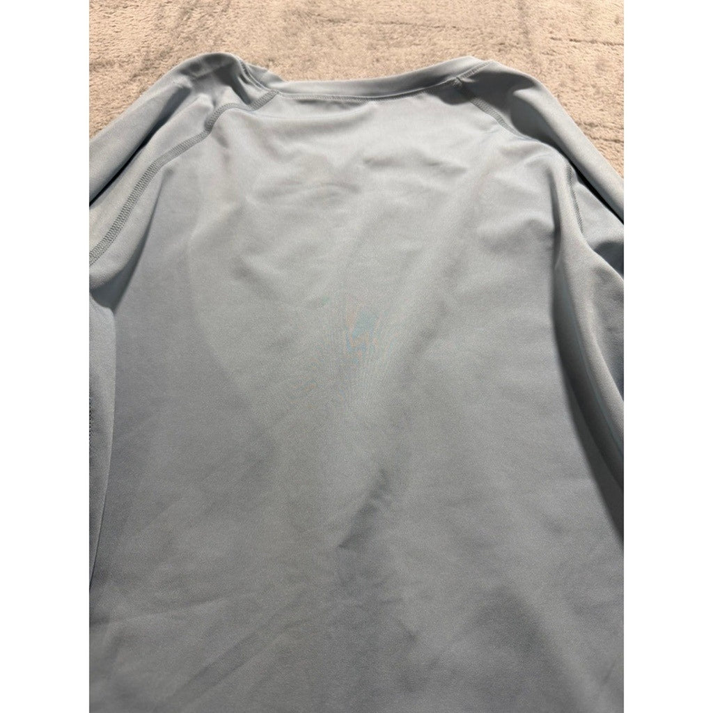 Old Navy Active Breathe On Top Womens XL Light Blue Long Sleeve Workout Shirt