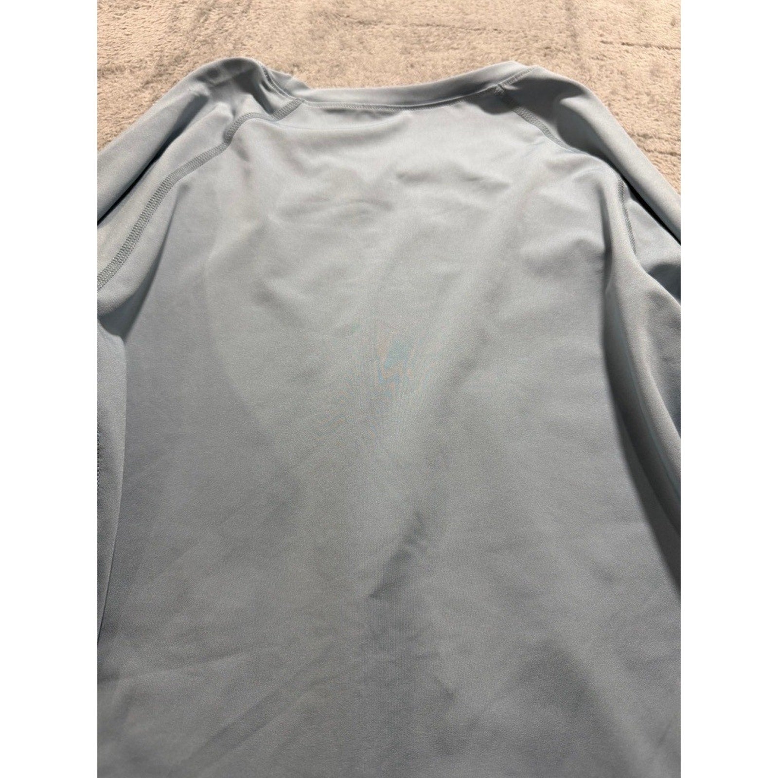 Old Navy Active Breathe On Top Womens XL Light Blue Long Sleeve Workout Shirt
