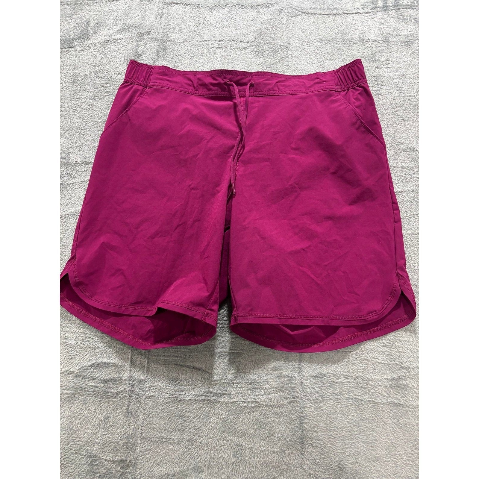 Lands' End 16W Magenta Pink Womens Athletic Board Shorts Casual Athleisure