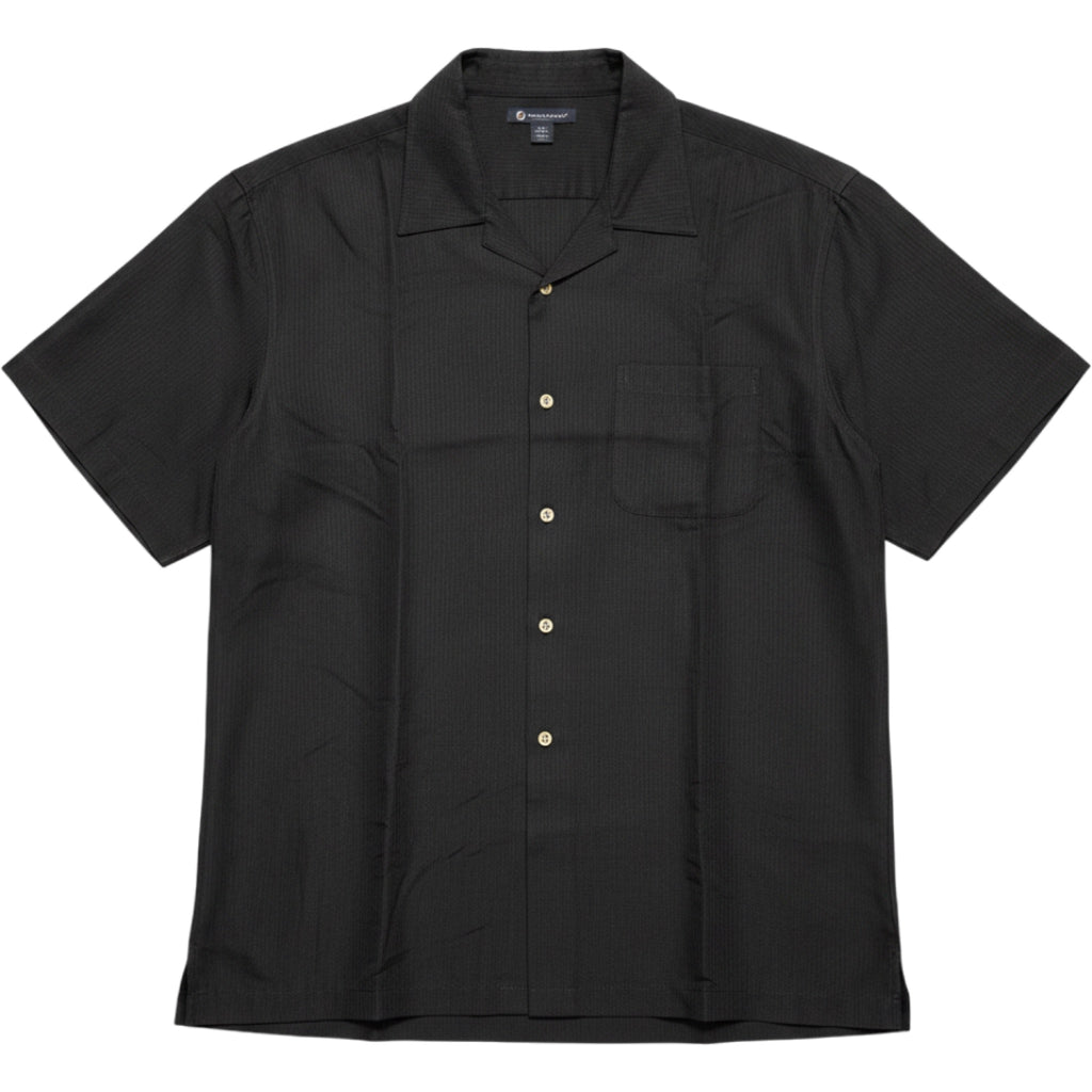 Harrington MGD 64 Beer Logo Men's XL Button Up Camp Shirt Black Casual Weekend