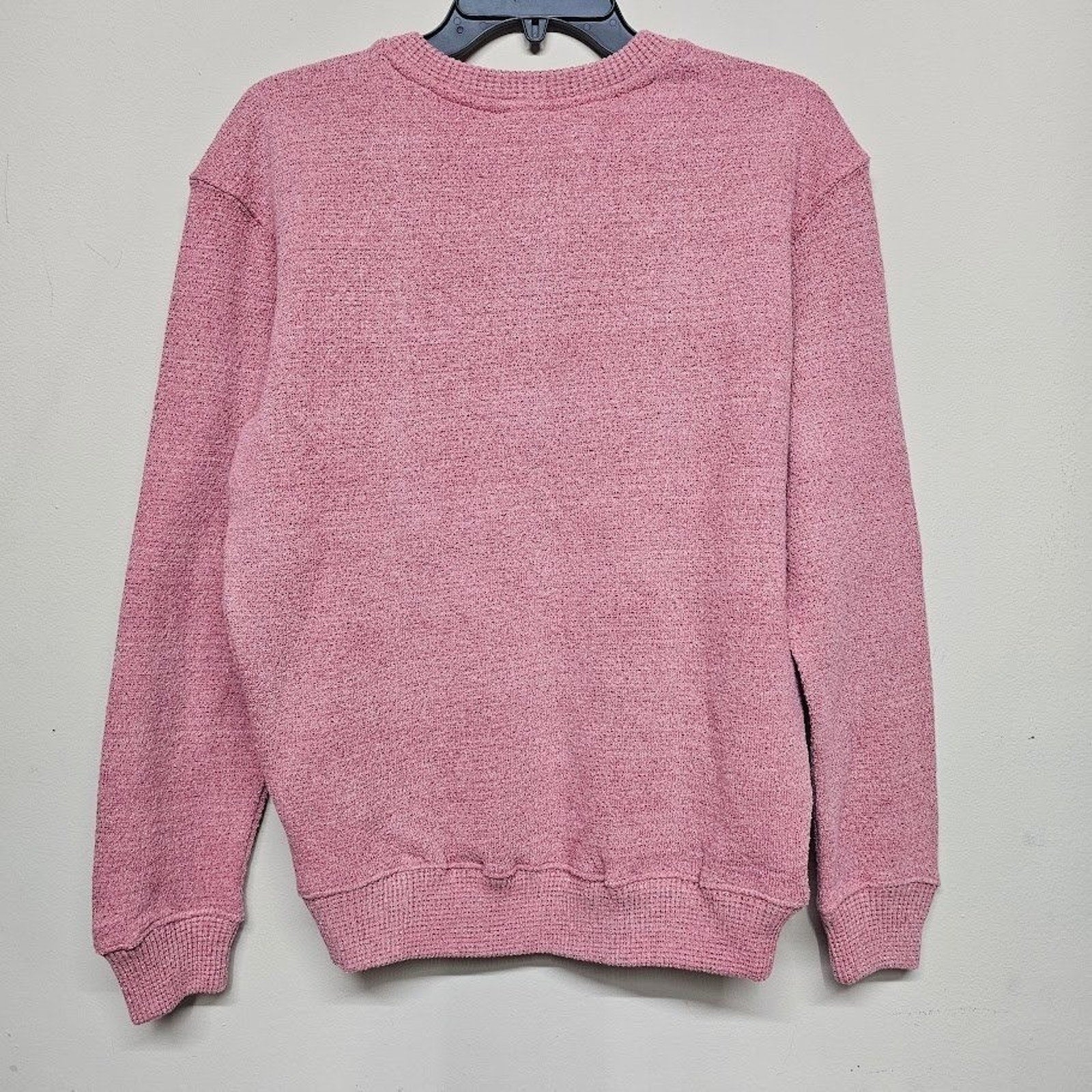 New Orleans French Quarter Travel Sweatshirt Pink Southern Tourist Pullover S