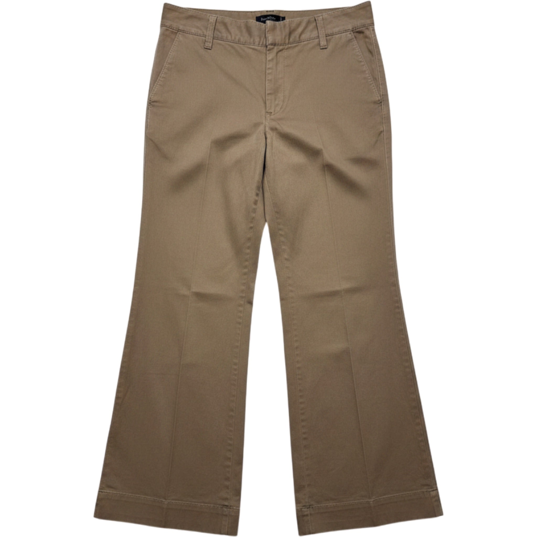 Ann Taylor LOFT Marisa Brown Straight Leg Chino Pants Women's Size 2 Office Work