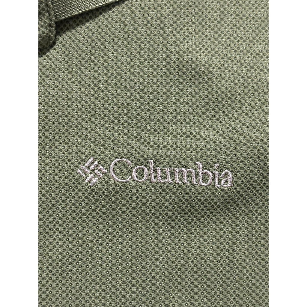 Columbia M Green Polo Shirt Womens Casual Athleisure