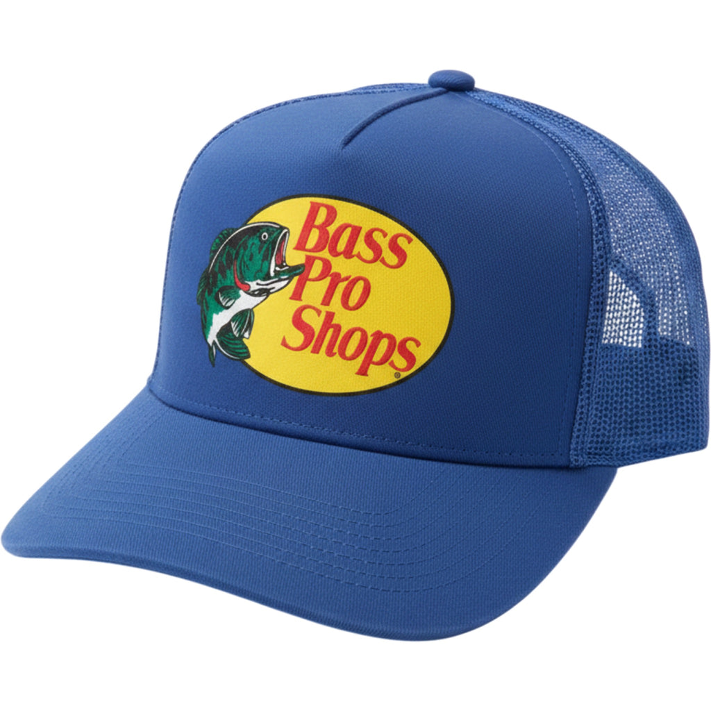 Bass Pro Shops Blue Mesh Trucker Hat Snapback One Size Fits Most Cap