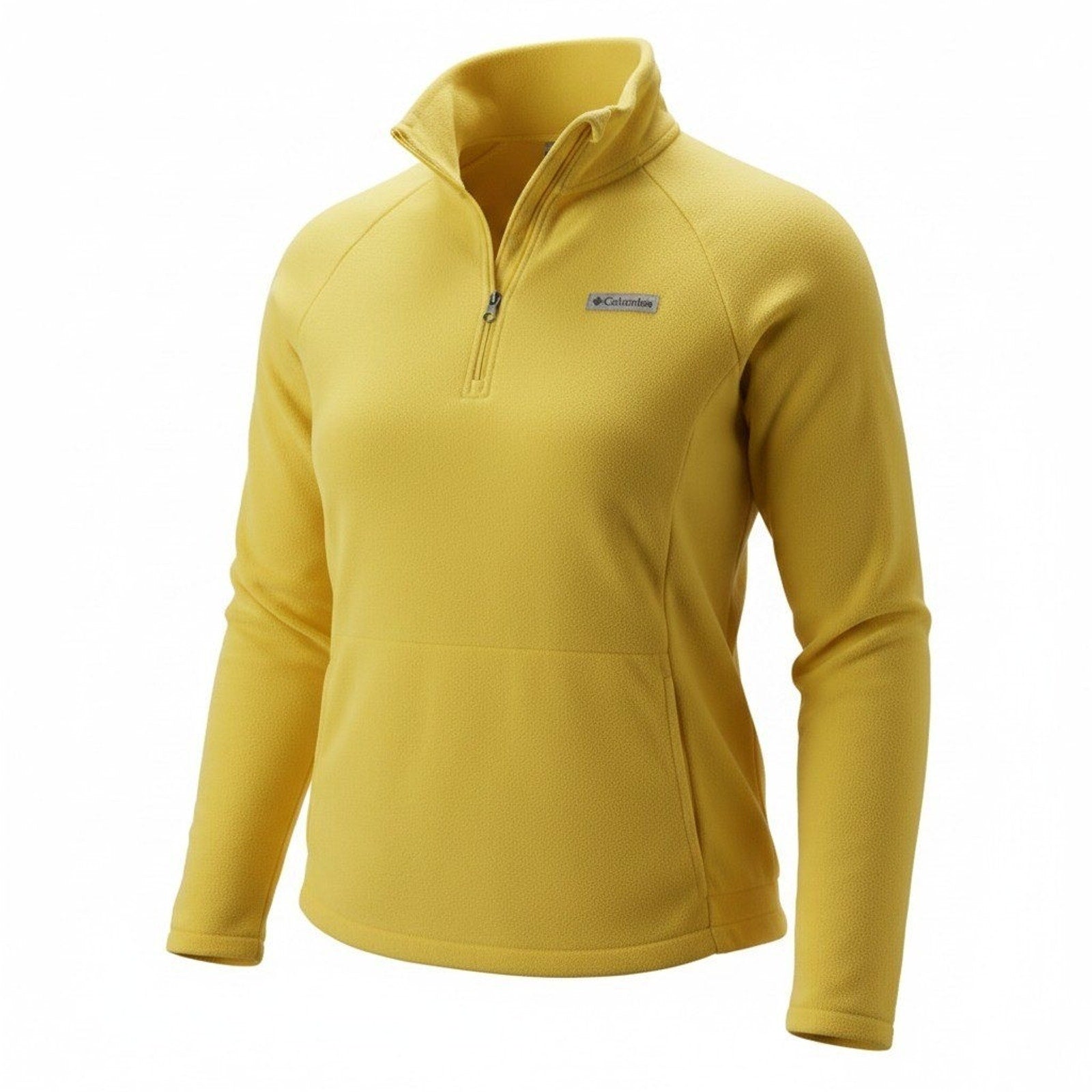Columbia Glacial IV 1/4 Zip Fleece Pullover Women XXL Yellow Outdoor Hiking