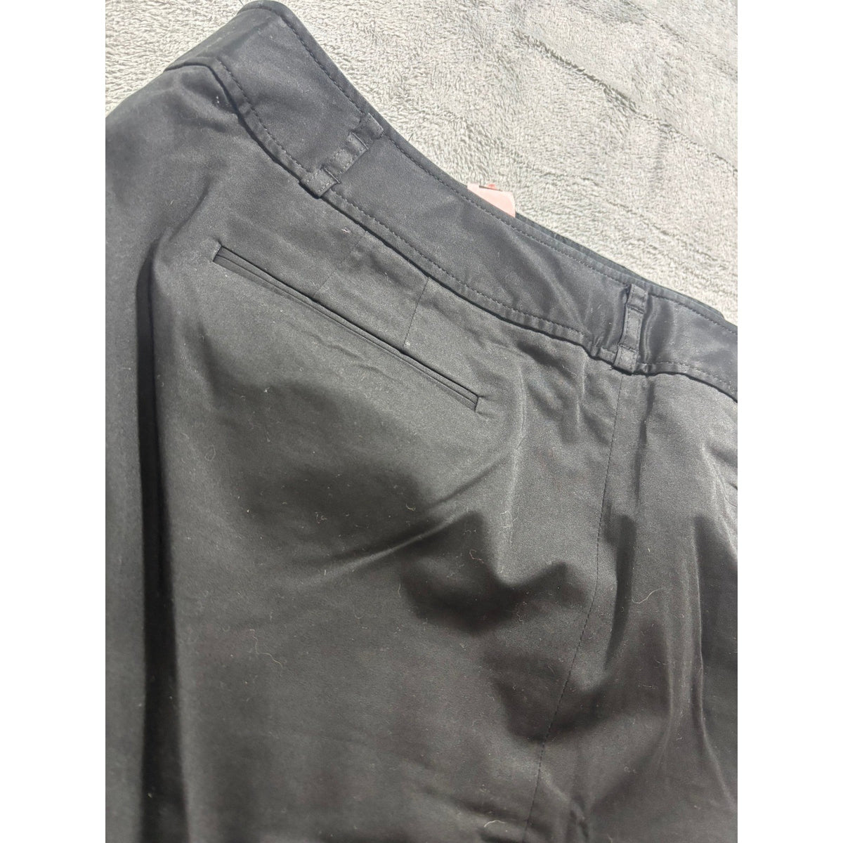 Faux back welt pocket detail