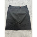Ann Taylor LOFT black pencil skirt front flat