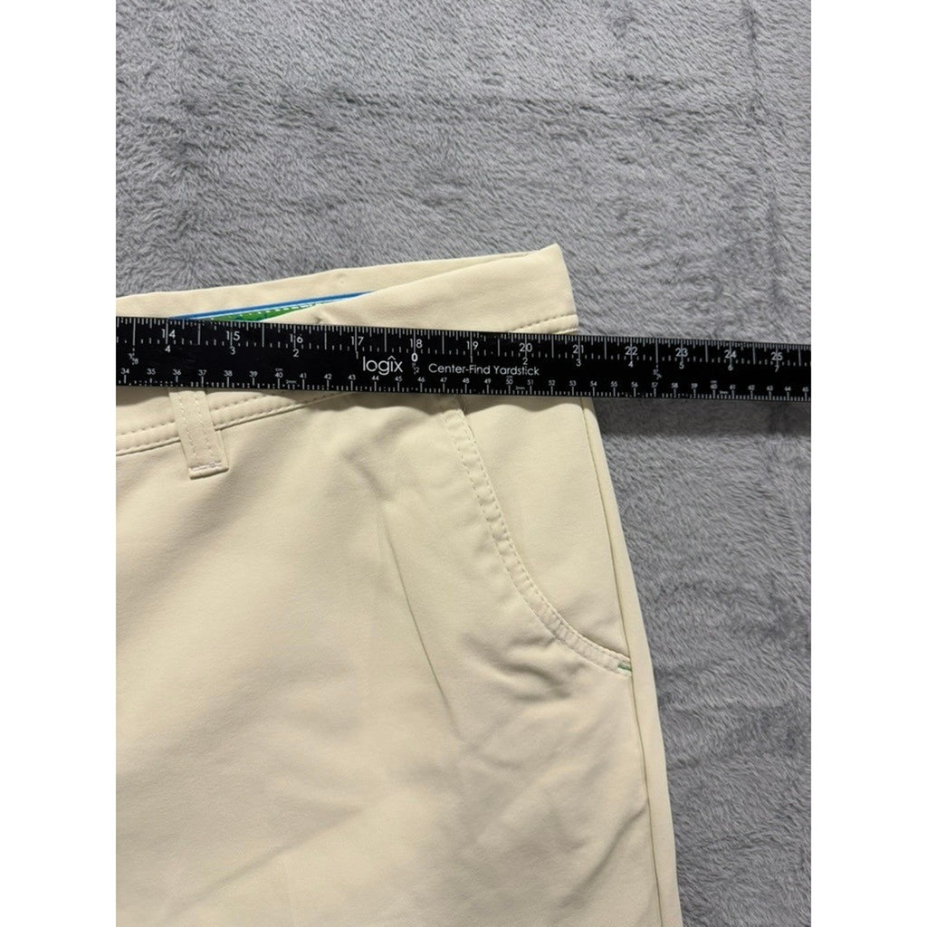 Alberto Golf Shorts Mens EU 58 US 42 Beige Performance Stretch Cooler Modern Fit
