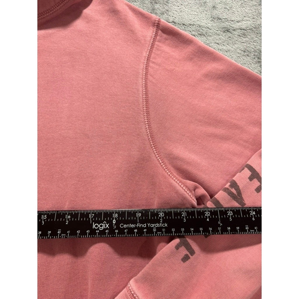 American Eagle M Pink Hoodie Womens Casual Cozy Athleisure Pullover Sweatshirt