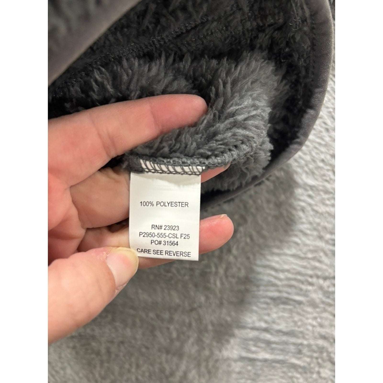 Stillwater Supply Co Sherpa Jacket Womens XXL Gray Fleece Full Zip Cozy Soft
