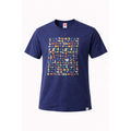 Levant Top T Graphic T Shirt Men XXL Blue Egyptian Print Short Sleeve Cotton