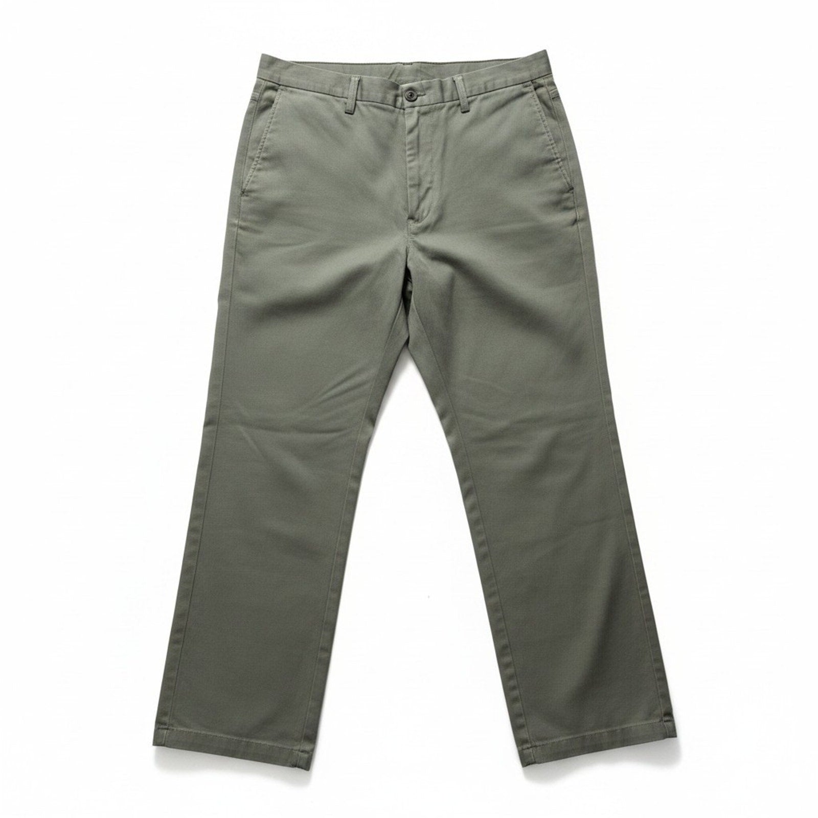 Haggar Black Label 36x32 Olive Green Chino Pants Mens Casual Preppy Vintage