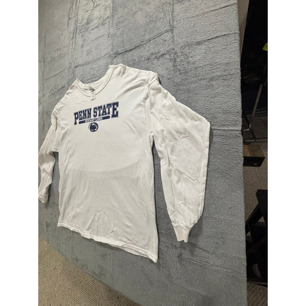 Penn State Nittany Lions XL White Long Sleeve T-Shirt Womens Casual Athleisure