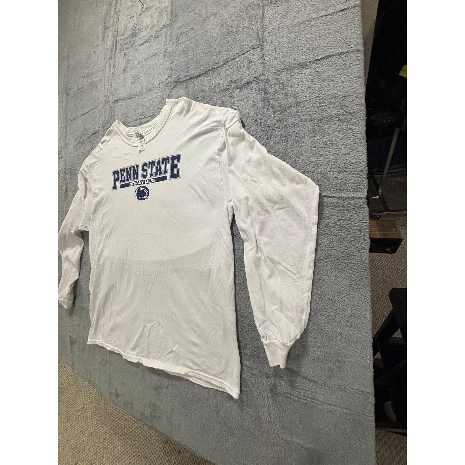 Penn State Nittany Lions XL White Long Sleeve T-Shirt Womens Casual Athleisure