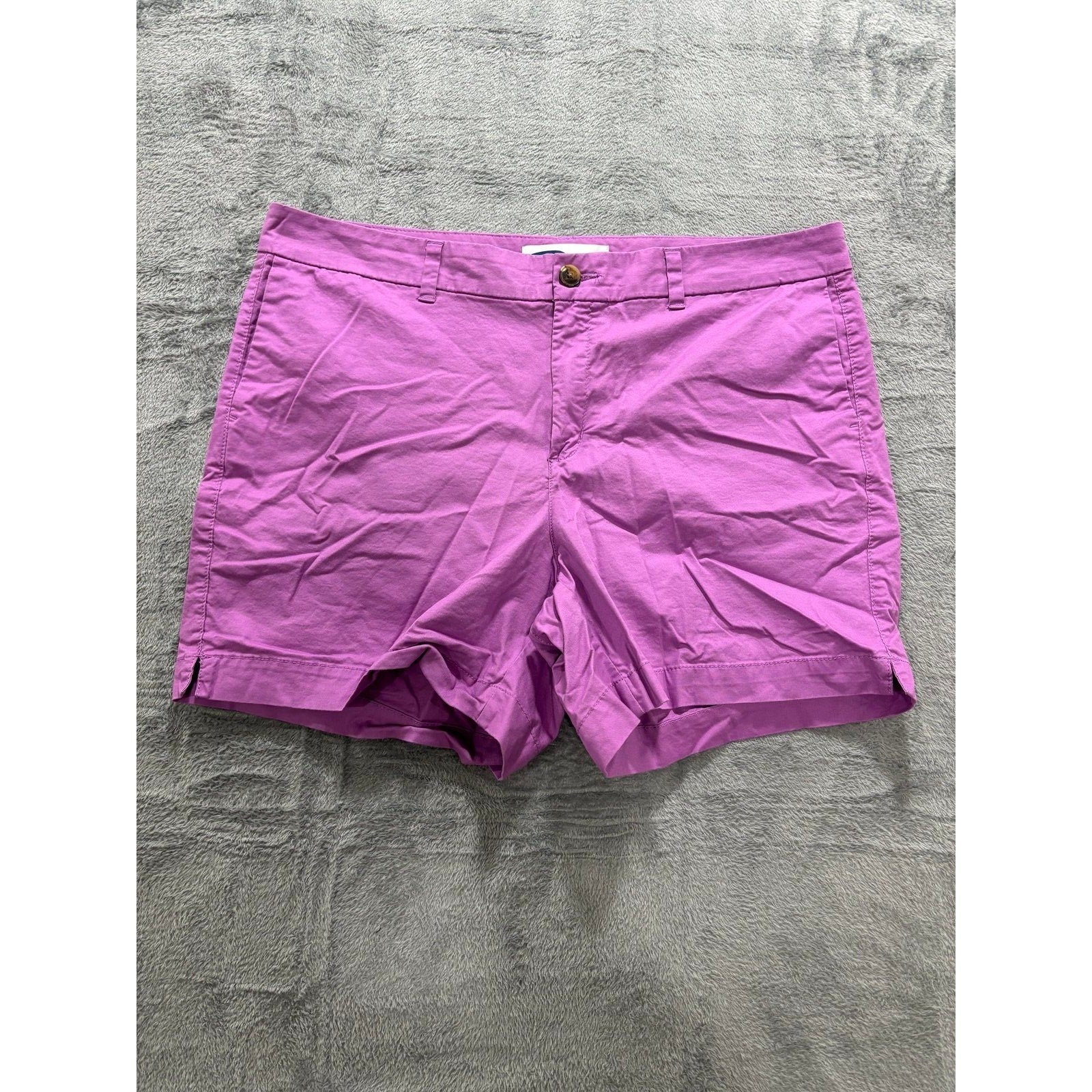 Old Navy 16 Purple Everyday Shorts Womens Casual Chino Cotton Stretch Summer