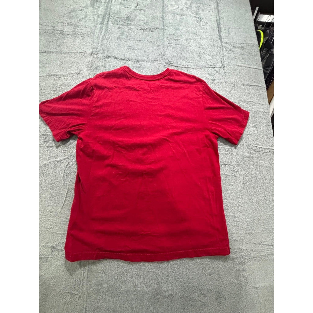 Faded Glory L Red American Flag Graphic T-Shirt Mens Vintage Casual Summer 2011