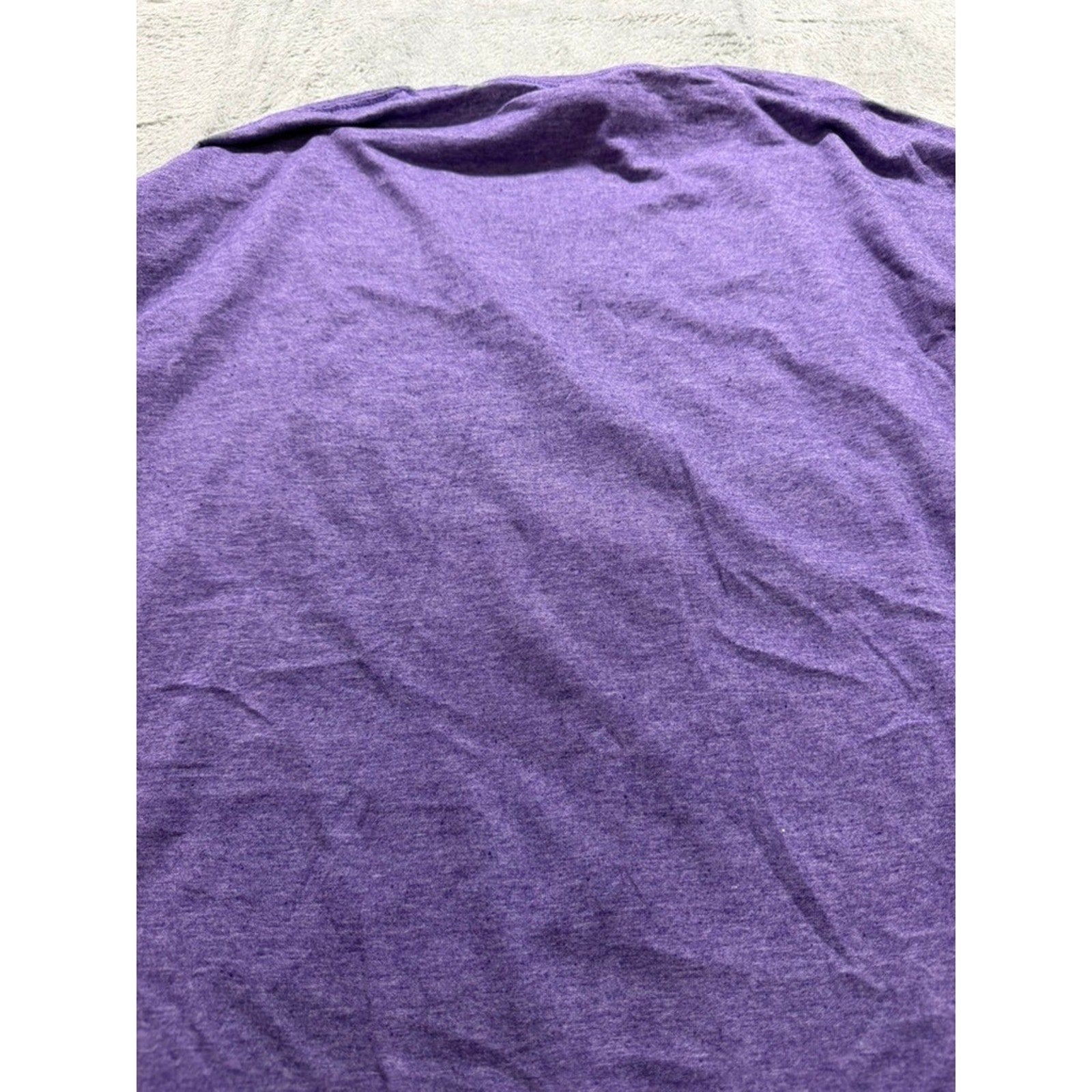 Gildan Softstyle Purple Halloween Tis the Season Graphic T-Shirt XL Womens Skull