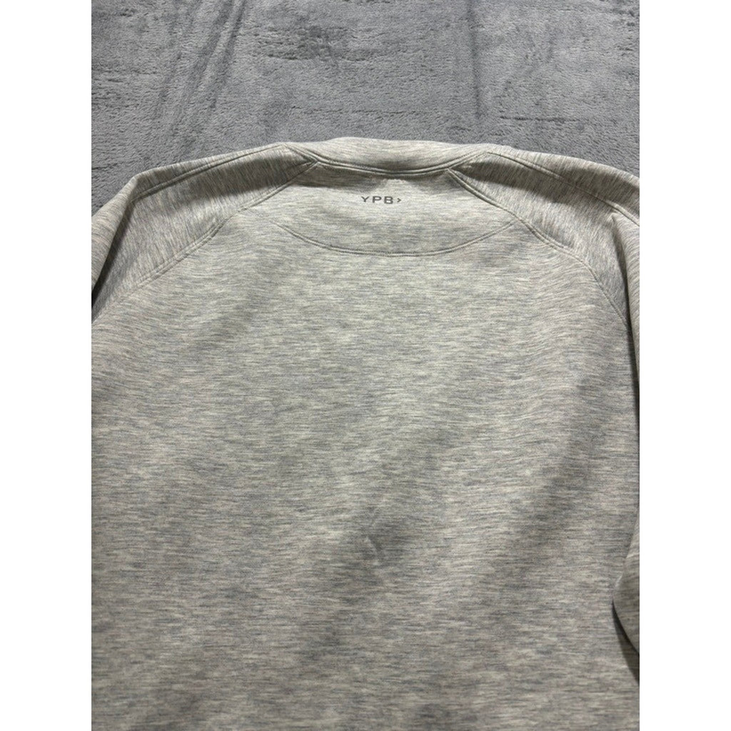 Abercrombie & Fitch YPB neoKNIT Crewneck Sweatshirt Grey Heather Mens Medium