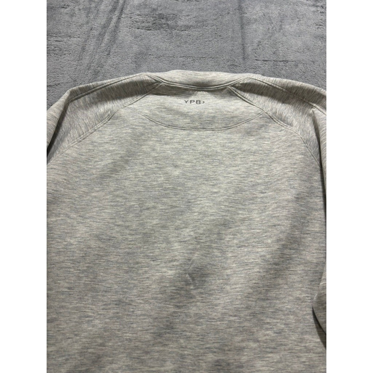 Abercrombie & Fitch YPB neoKNIT Crewneck Sweatshirt Grey Heather Mens Medium