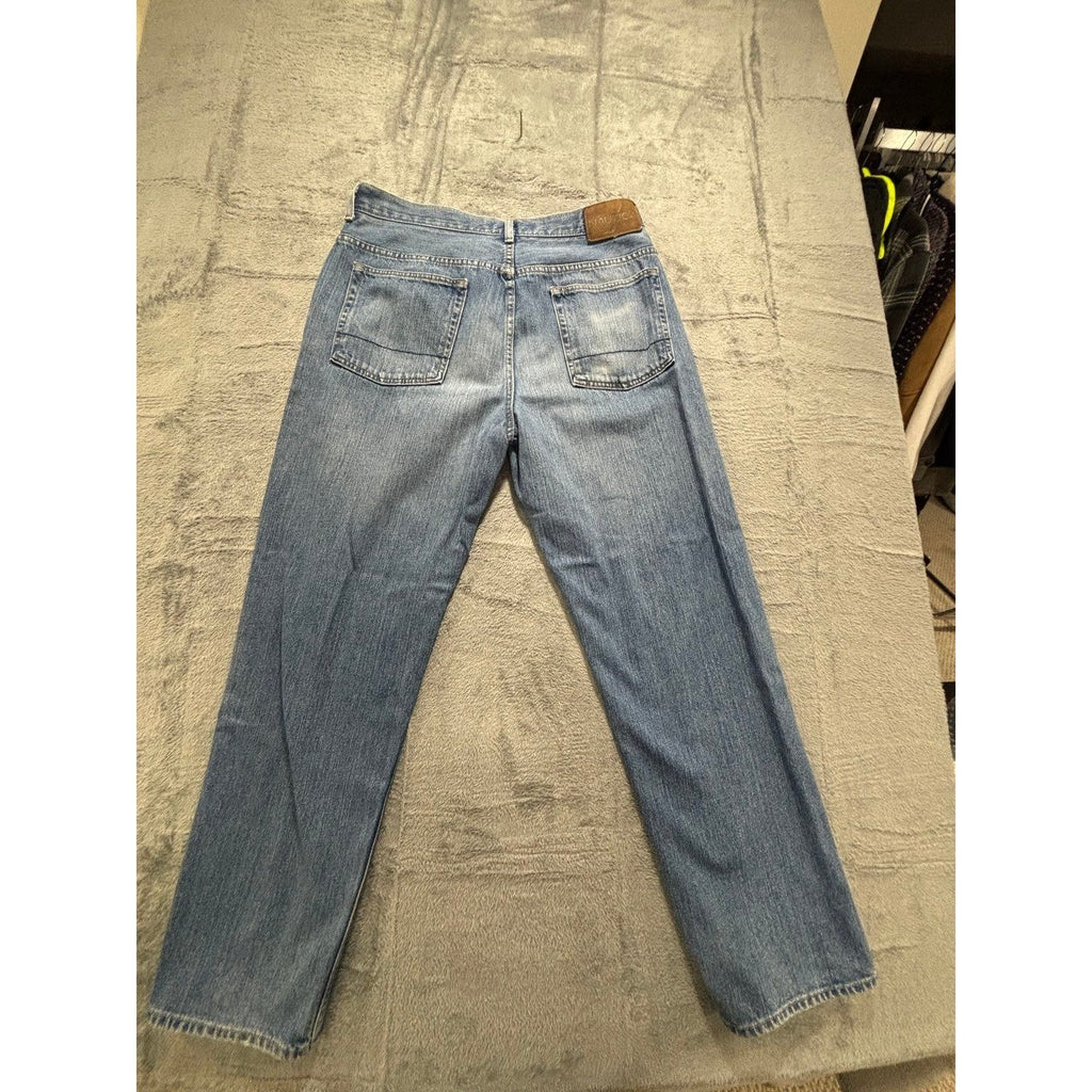 Nautica 36x32 Blue Denim Jeans Mens Classic Fit Vintage Casual