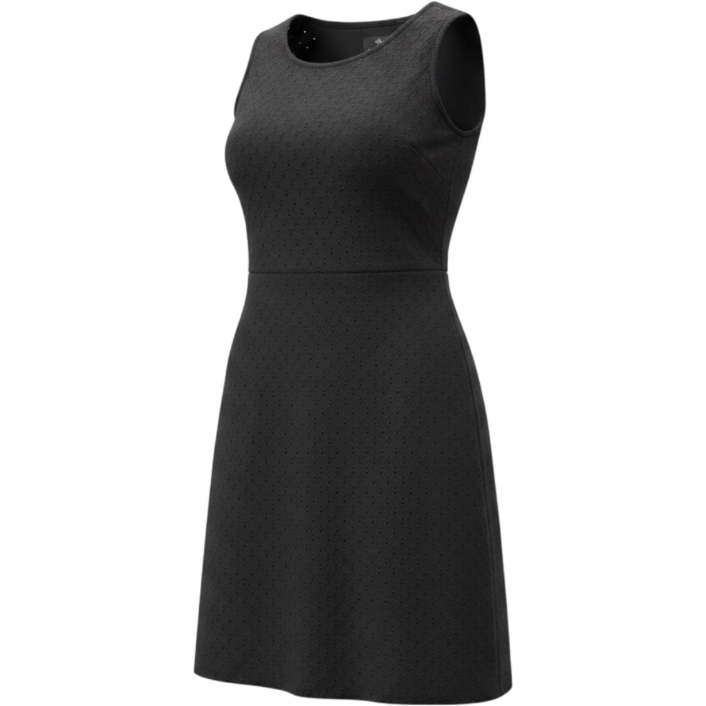 Ronni Nicole Black Eyelet Dress Sleeveless A Line Casual Classic Midi