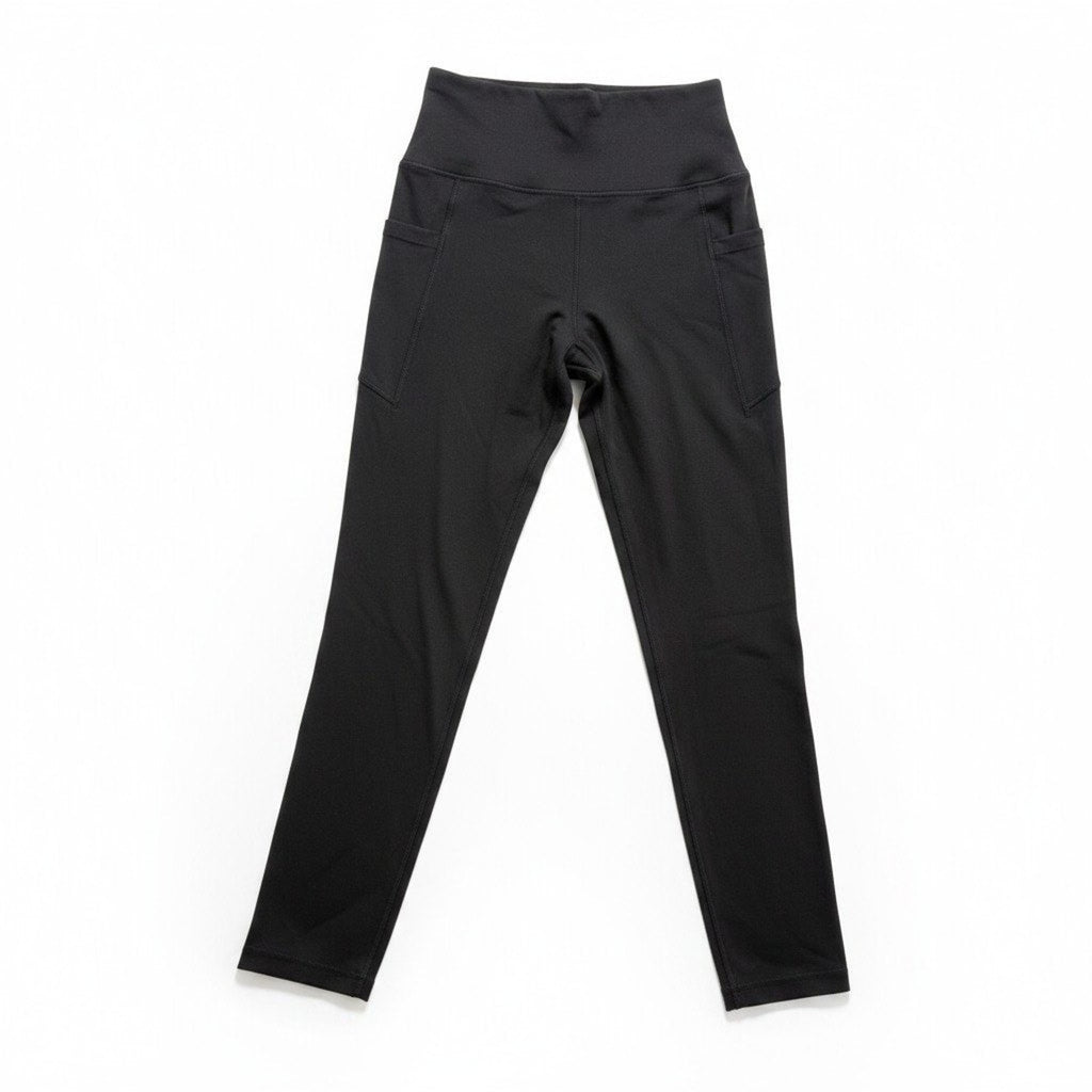 Shapermint Essentials Womens M Black High Waisted Leggings Athleisure Casual