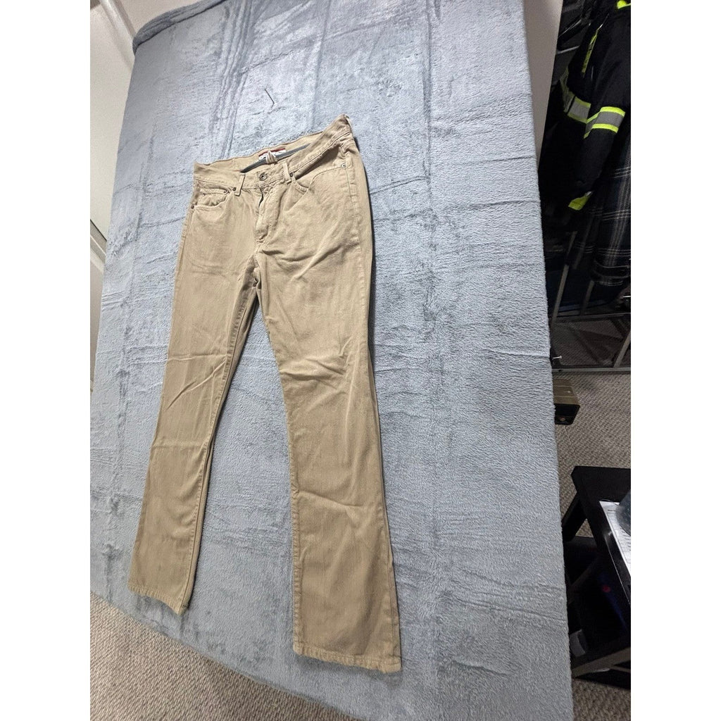 Tommy Hilfiger 36/32 Tan Chino Jeans Mens Preppy Vintage Casual Straight Pants