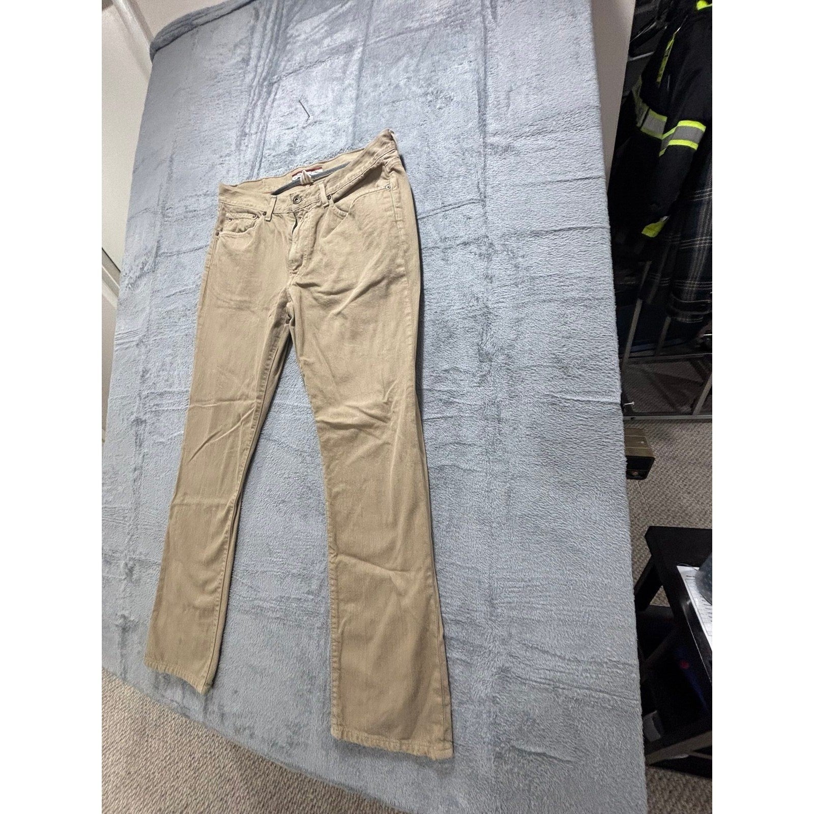 Tommy Hilfiger 36/32 Tan Chino Jeans Mens Preppy Vintage Casual Straight Pants